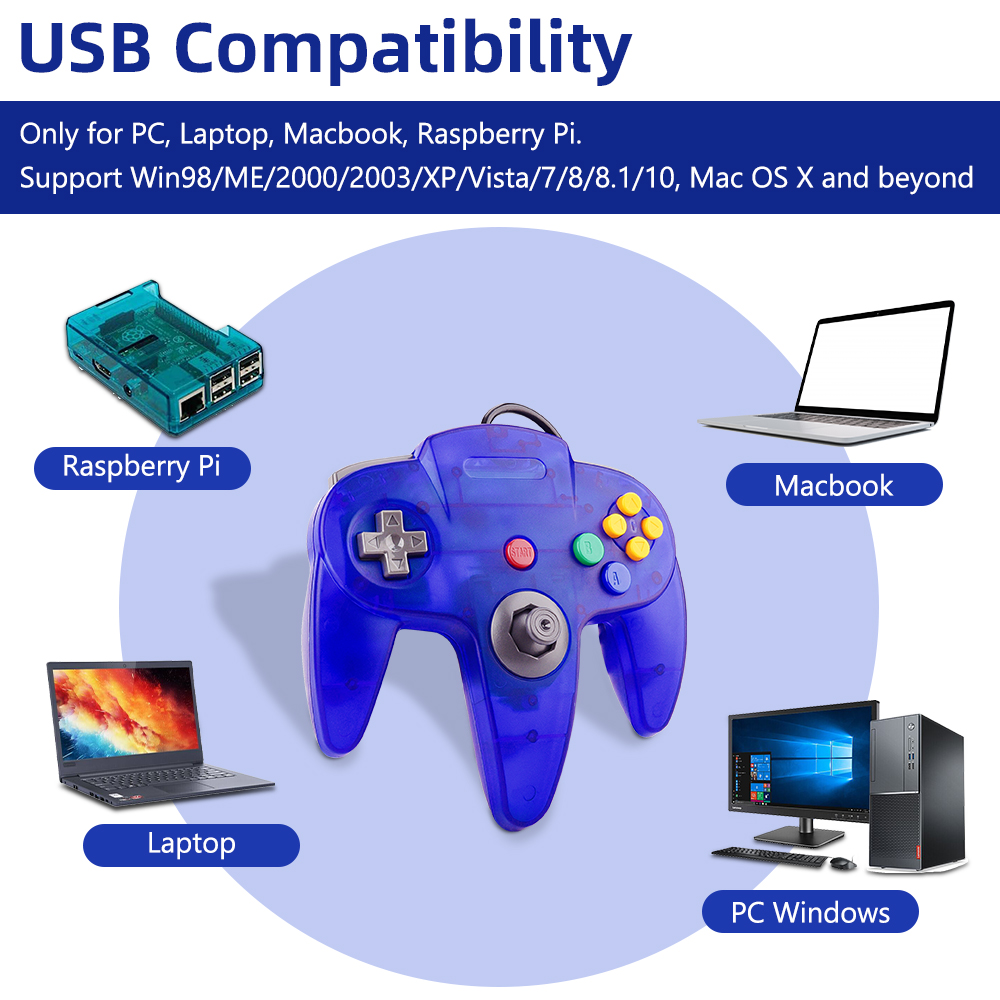 N64 Controller Classic USB Wir - Retro Gaming Table ulasan dan harga