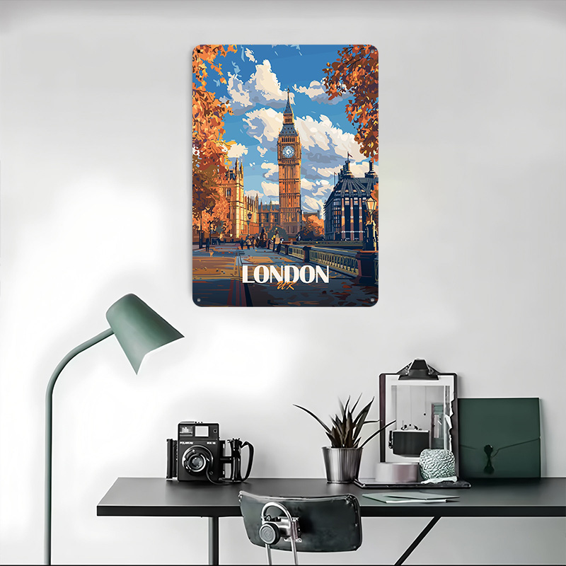 London Big Ben Printed Poster  - Retro Gaming In London ulasan dan harga