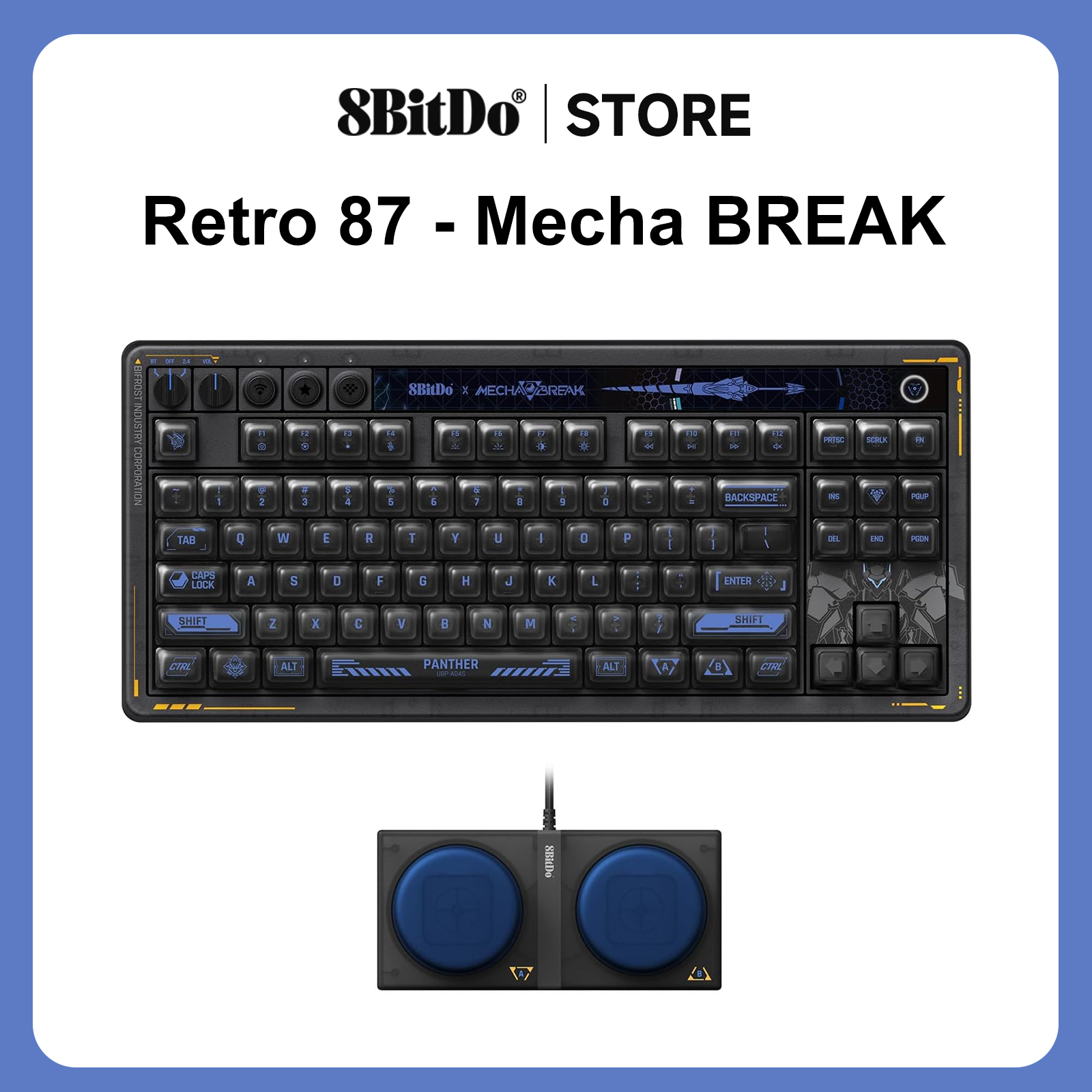 8BitDo Retro 87 Mechanical Key - Retro Gaming For Windows ulasan dan harga