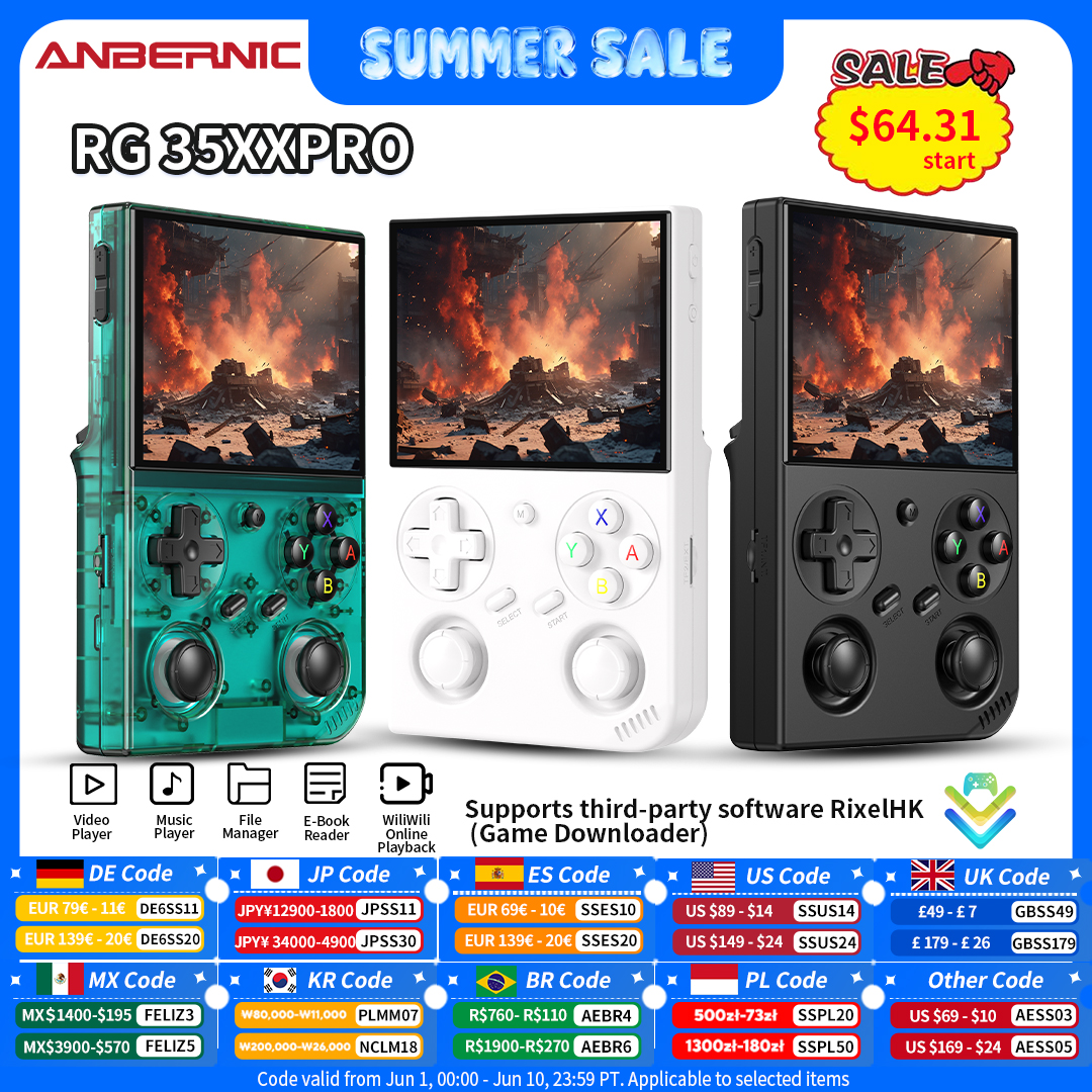Anbernic RG 35XXPro Retro Hand - Retro Gaming For Tv ulasan dan harga