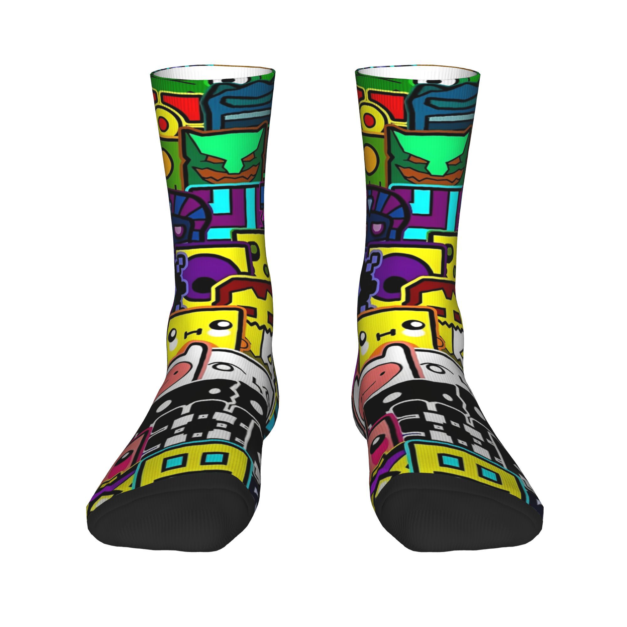 Geometry Gaming Dashed  Socks  - Retro Gaming Youtube ulasan dan harga